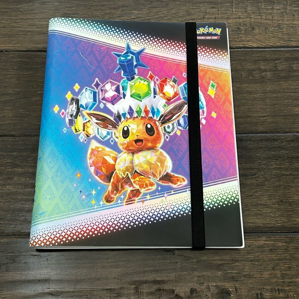 Pokémon Prismatic Evolutions Eevee Binder Trading Card 9 Pocket Binder